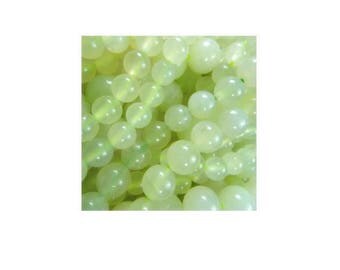 6MM New Jade Gemstone Beads , Full Strand , 15.5 Inch Strand