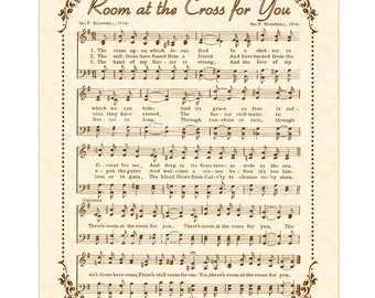 AMAZING GRACE Hymn Art Custom Christian Home Decor