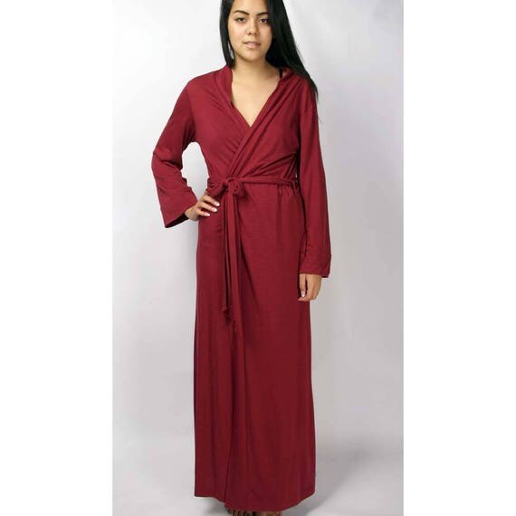 women's wool bathrobe