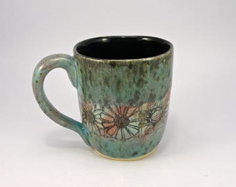Extra large tea mug beer mug 28 oz. food safe Glaze STONEWARE huge mug