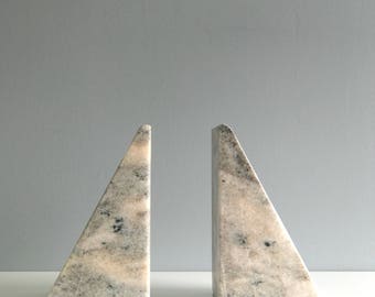 marble bookends initial