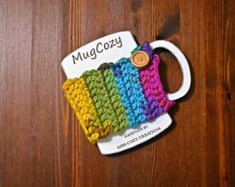 Mug Cozy, Coffee Mug Cozy, Crochet Mug Cozy, Coffee Cozy, Beverage Cozy, Drink Cozy, Crochet, Chunky, Teacher Gift