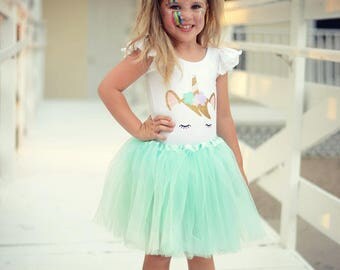 Toddler Unicorn Costume , Baby Unicorn Outfit , Unicorn Halloween Costume , Pastel Unicorn Tutu Costume , Girls Pastel Unicorn Costumes