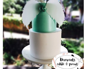 Angel wings, cake wings, unicorn wings, edible image, baptism cake ,precut & edible
