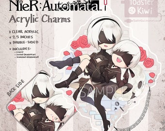 Nier: Automata Charms 2.5inch Double-sided Clear Acrylic