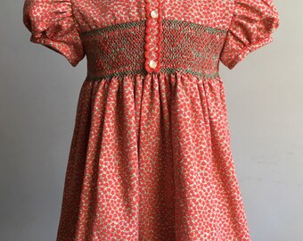 Baby Girl Ivory Vintage Smocked Dress main image 0