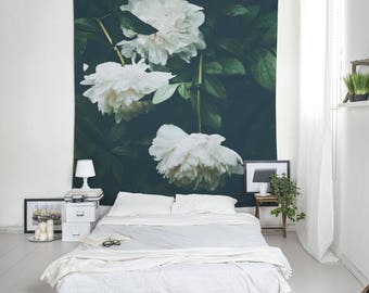 White Flower Wall Art peonies wall art | etsy White Flower Wall Art peonies wall art | etsy
