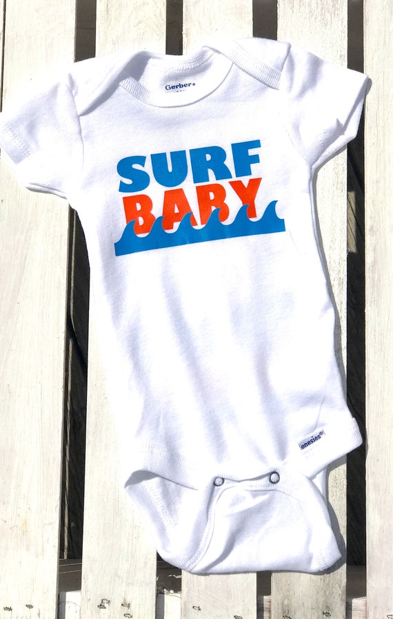 Surf baby/ Beach Bum Infant Bodysuit Surf Baby Beach Bum