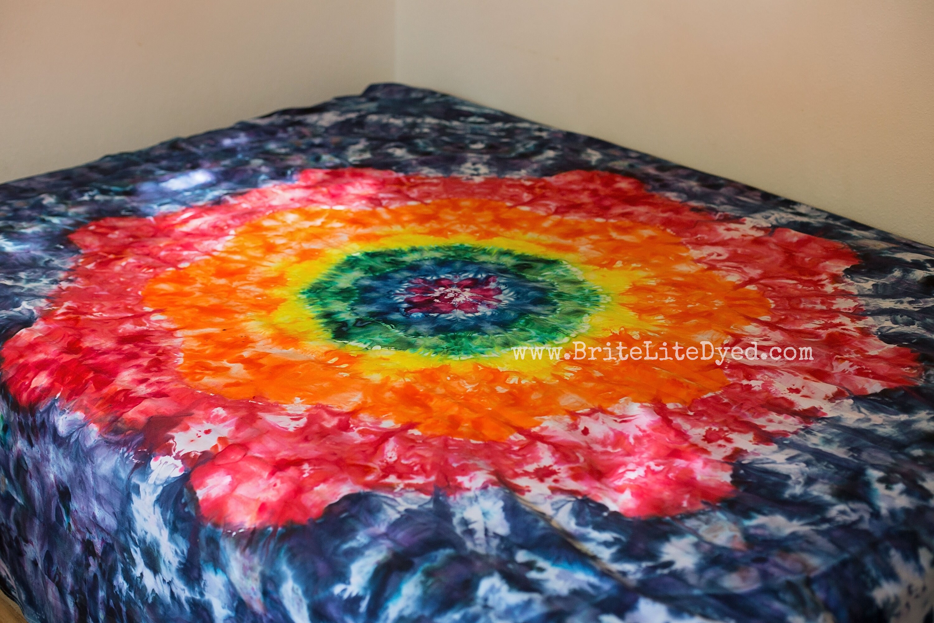 Queen Sheet Set Tie Dye Sheets Tiedye Sheets Tyedye