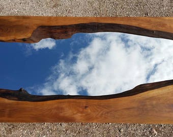 Wood Mirror - Wooden Rustic Mirror