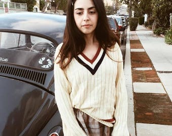 Oversized Knit Vintage Sweater