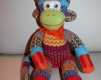 rainbow monkey plush