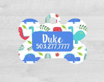Custom Dog Tag for Dogs Dog ID Tags Personalized Pet Dinosaur Pet Tag Pet Tags Pet ID Tag Pet id Tags for Dog Tag ID Dog Tag Dog Tags