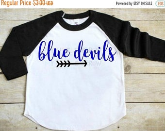 SALE- Blue Devils svg - Arrow svg - blue devils - cut file - iron on - football mom svg - printable iron on - digital download - dxf - clipa