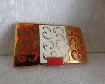 Vintage Yardley Compact, Art Deco Style, Rouge and Powder compact