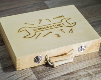 A Personalised Engraved Child's Tool Briefcase - (00130)