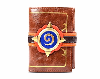 World of Warcraft Hearthstone inspired Card Pack leather wallet - natural leather, nerdy geek gamer accessory money free shipping worldwide