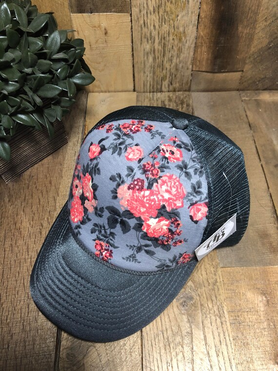 Cute trucker hat trucker hat floral hat cute hat womens