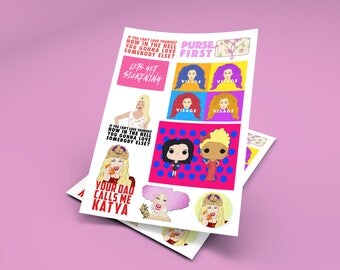 Custom Drag Race Sticker Sheet