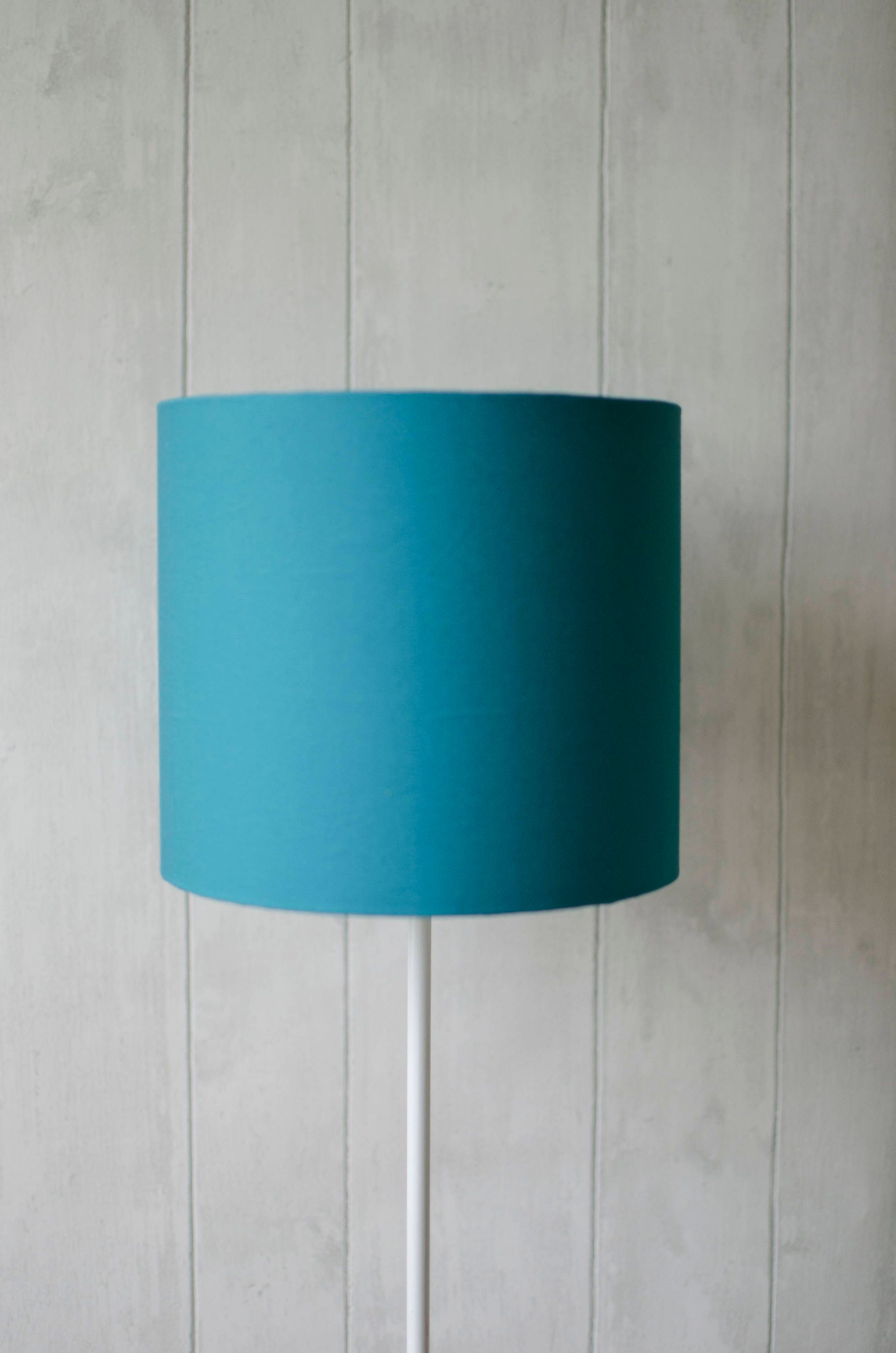 Turquoise lamp shade turquoise home decor simple lamp plain