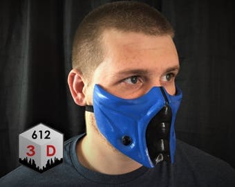 Mortal Kombat Inspired Sub Zero Mask / Cosplay / Airsoft Mask / Halloween / Costume