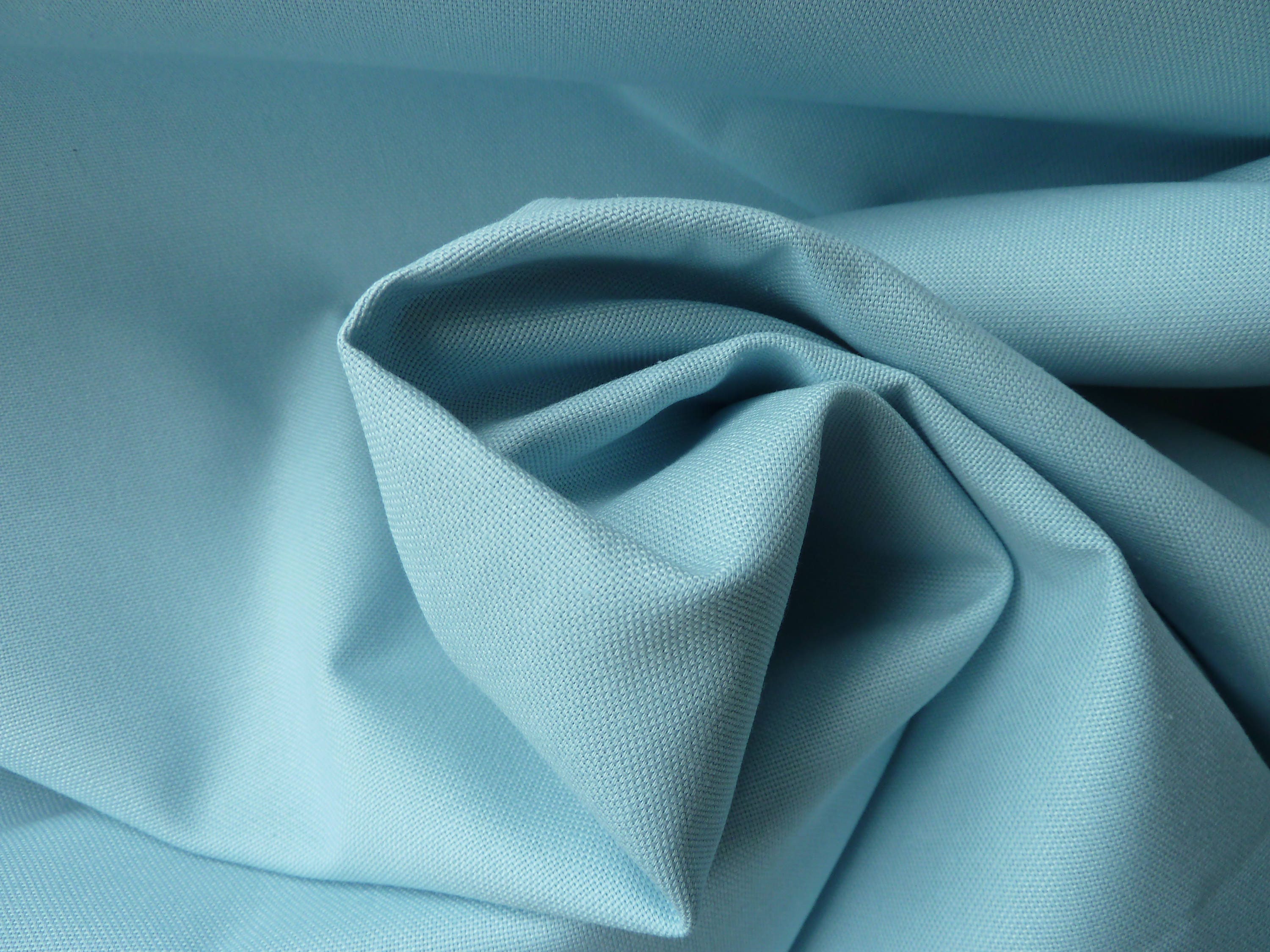 Duck Egg Blue Cotton Canvas Fabric 100 Cotton 150 cm