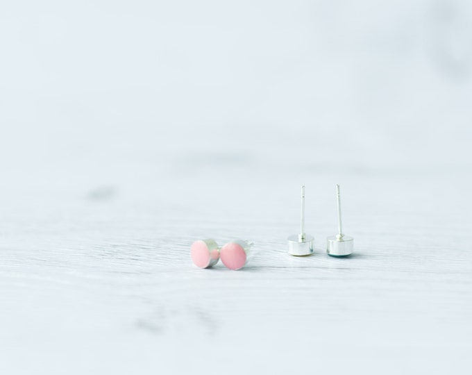 Tiny post earrings set, Small post earrings, 6 mm stud earrings set, Small earrings set, Multi set earrings, Set of earrings