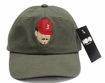 Chance The Rapper Dad Hat - Olive Green In Twilled Cotton