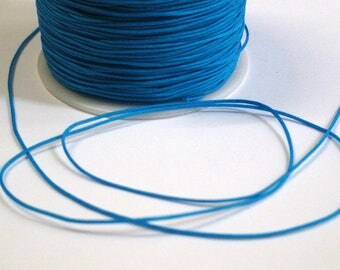 10 m nylon string blue turquoise 1 mm