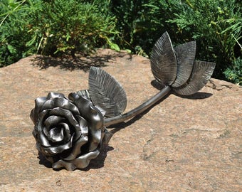 metal roses, iron gift, anniversary gifts, anniversary gifts for her, 20th wedding anniversary, 4th wedding anniversary, personalized gifts