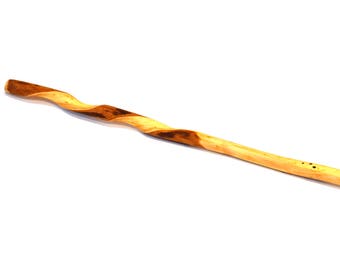 Hand carved Cedar wood magic wand, Wiccan wand, Pagan magic wand, Harry Potter wand, wood wand