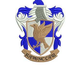 Harry Potter - Ravenclaw - Coat of Arms: Machine embroidery design