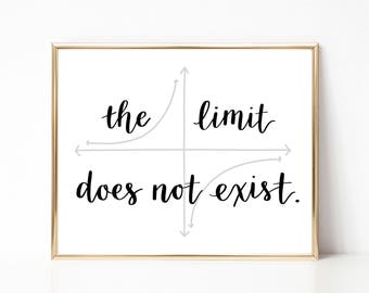 MEAN GIRLS QUOTE The Limit Does Not Exist Tshirt Mean Girls