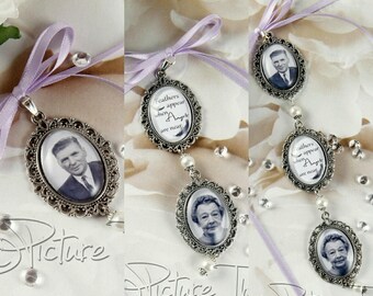Custom Bouquet charm, Wedding Bouquet charm, Personalised bouquet charm, Double bouquet charm, Triple Bouquet Charm, Memorial Photo Charm.