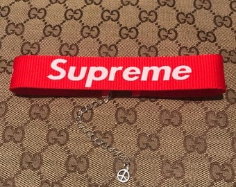 Supreme Choker FREE WW SHIPPING!!! Reworked Supreme Choker Necklace Bape Choker