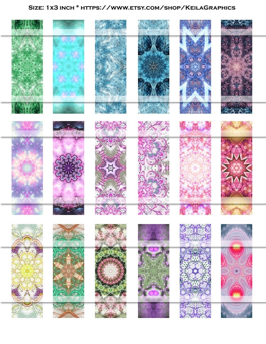 Download Digital Collage Sheet - Instant Download - Rectangle ...