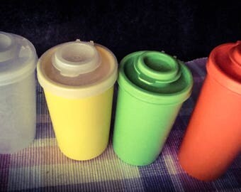 Tupperware Spice Containers Assorted Colors and Sizes PreOwned in Excellent Condition