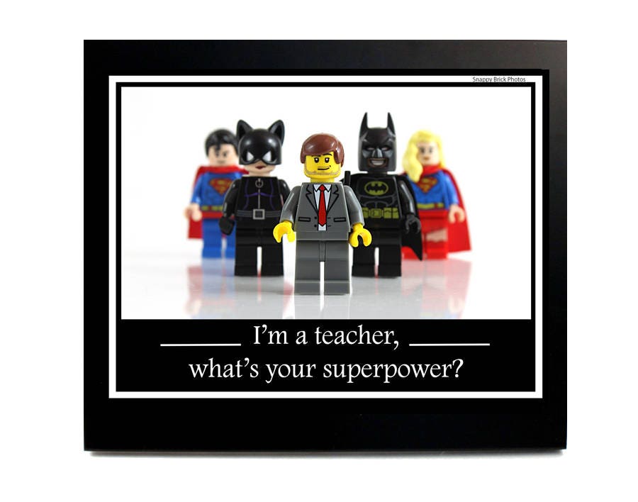 Teacher Appreciation gift LEGO® photography minifigures