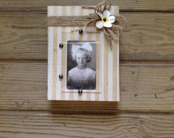 Decoupaged Shabby Chic Frame