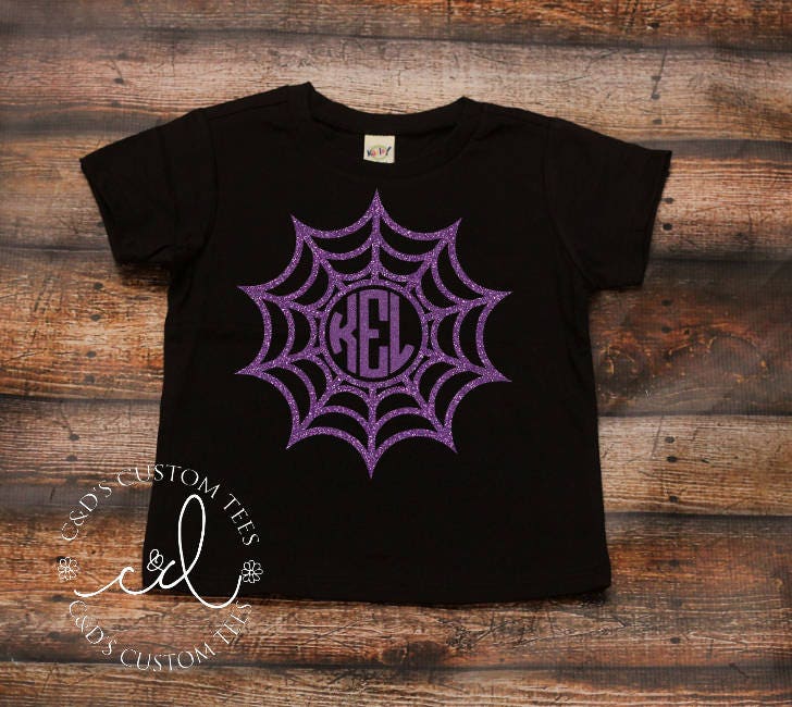 halloween spider web shirt