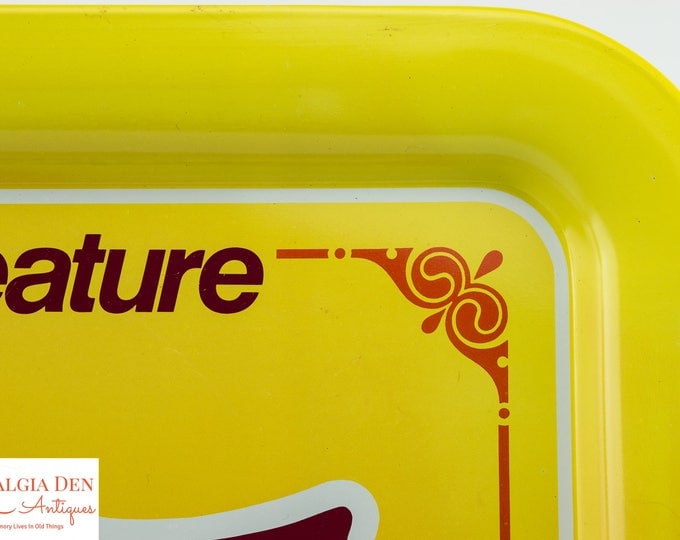 Vintage Bar Serving Tray | Kessler Whiskey | Vintage Barware | Bar Decor