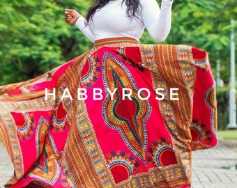 Dashiki maxi skirt, Ankara maxi skirt, Maxi ankara skirt, Dashiki skirt, African skirt, African print skirt, Maxi skirts.