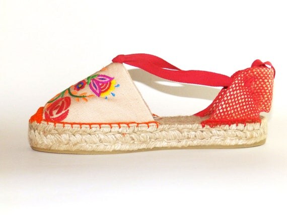 colourful espadrilles