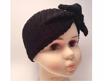 Boho "Velvet Acorn Adanya" Crochet Head~warmer/Ear~Warmer/Scarf, Handmade, Custom Color, Custom Sizing