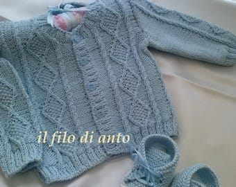 Jacket with cotton shoes