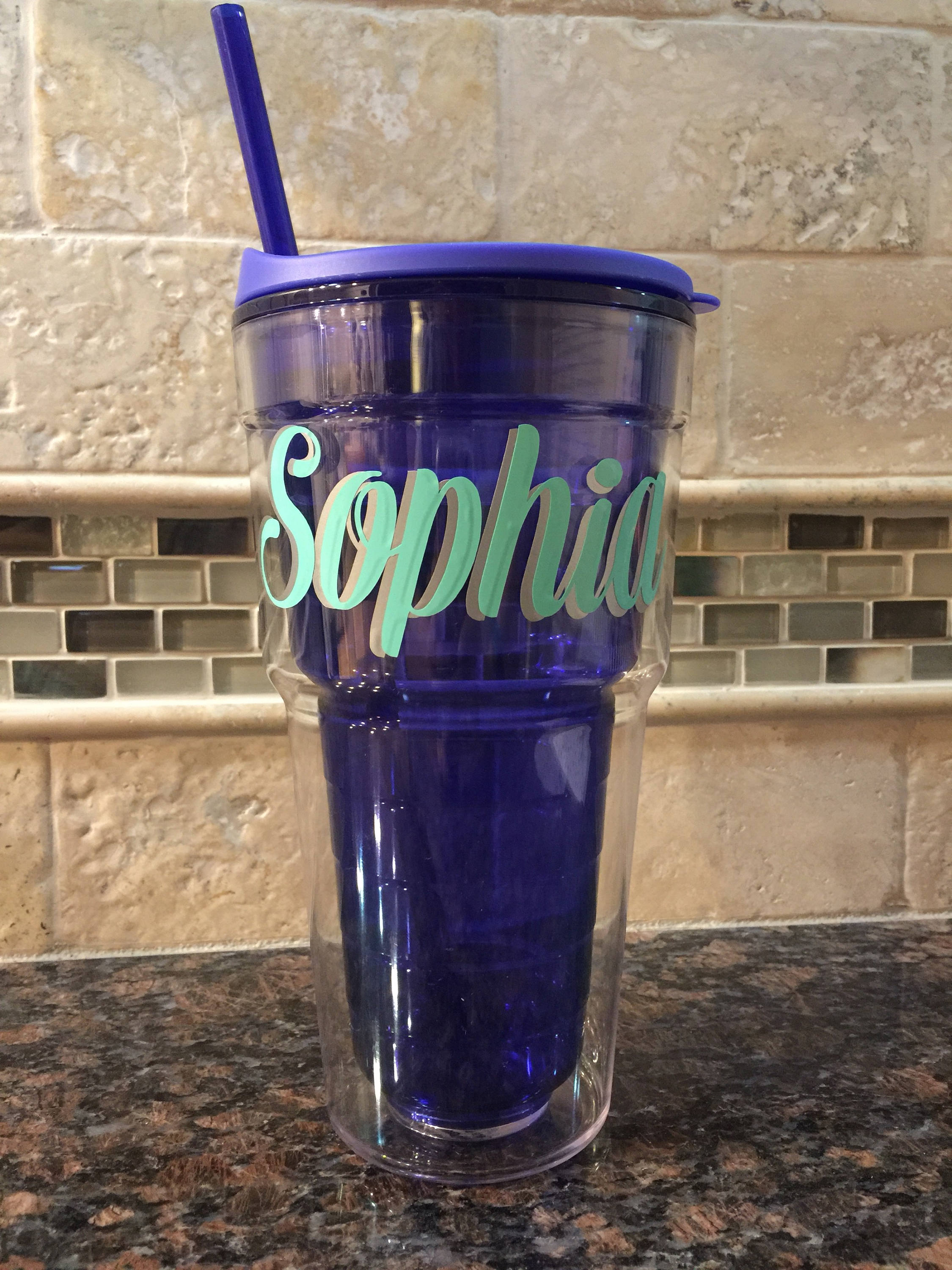 Personalized drink tumbler free shipping