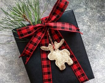 White Moose Ornaments