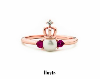 Sales!Minimalist Rose Gold Crown Ring/Rose Gold Tiara Ring/Dainty Tiara Ring/Princess Crown Ring/Princess Ring/Crown Tiara Ring/Queen Ring/