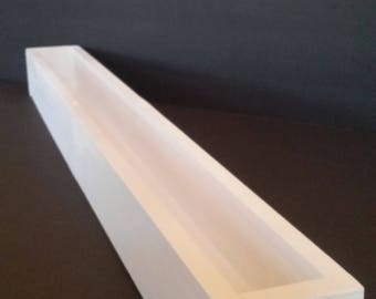 24 inch window sill planter- classic white