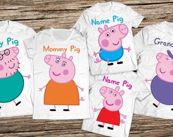 Peppa pig family shirts, Daddy pig shirt, Peppa pig birthday shirt, Mommy pig shirt, Peppa pig shirts, Mommy and me pig shirts, Pig shirt